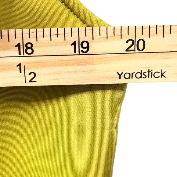 #A067  FT INC Lime Green Ruffle Top with Pearl Trim – Size XL (NWT) - Picture 7 of 9